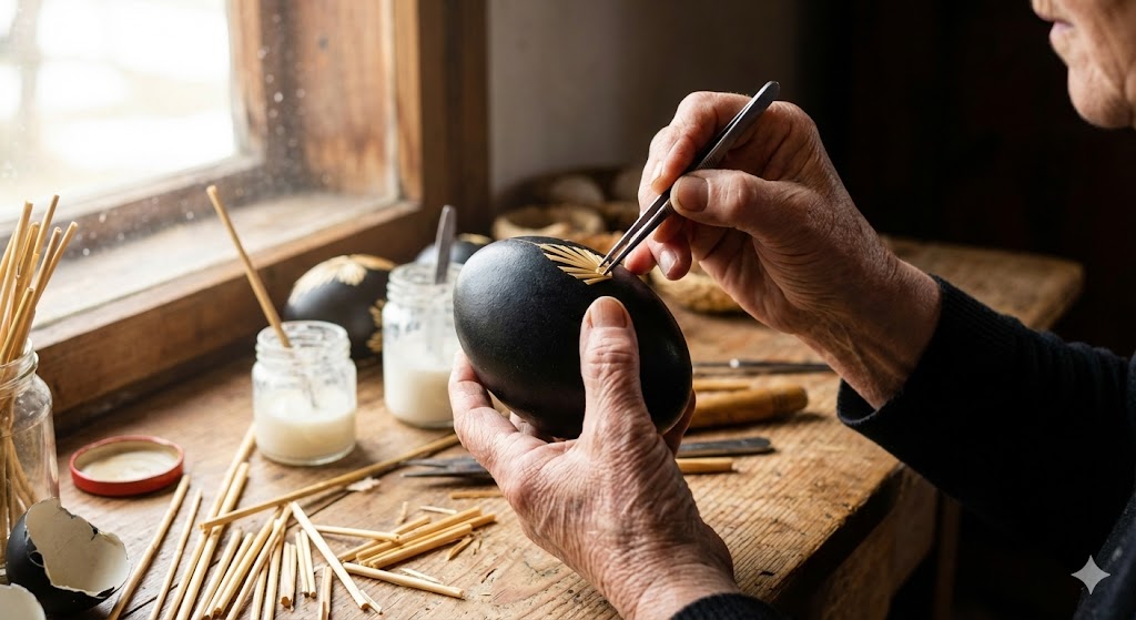 Žatecké muzeum vystaví unikát: Křížovou cestu na husích vejcích