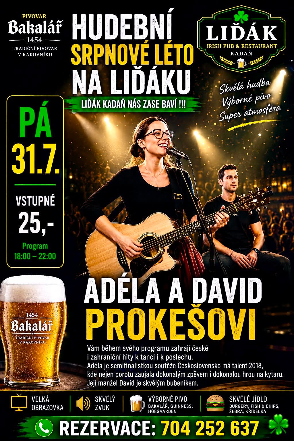 HUDEBNÍN SRPNOVÉ  LÉTO  NA LIĎÁKU