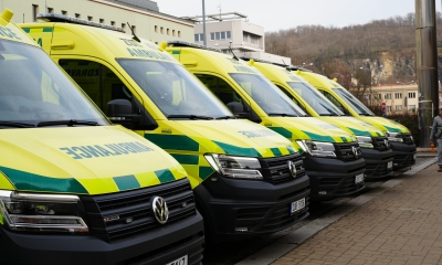Náhled článku: Deset nových sanitek vyjíždí do ulic Ústeckého kraje. Pomohou zrychlit a zlepšit péči o pacienty
