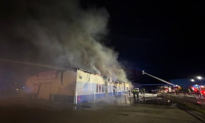 Náhled článku: Požár zasáhl skladovací halu v Bohušovicích nad Ohří