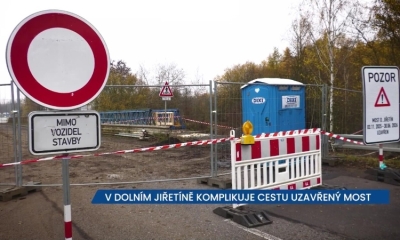 Náhled článku: Dolní Jiřetín: Začala dlouhodobá rekonstrukce mostu. Uzavírka potrvá do léta 2026
