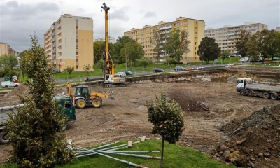 Náhled článku: Práce na nové sportovní hale v Mostě pokračují, dokončení je plánováno na jaro 2027