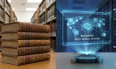 Náhled článku: Umělá inteligence vyzývá Wikipedii na souboj. Botipedia slibuje miliardy článků bez chyb