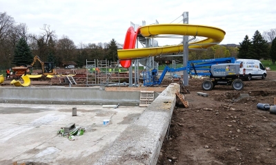 Náhled článku: Jirkovské koupaliště Červený Hrádek nabídne nové tobogány, cena vstupného zůstává stejná