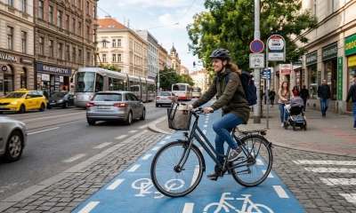 Náhled článku: Bezpečnost na silnicích se zlepšuje hlavně pro auta, cyklisté v Evropě dál umírají