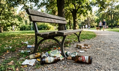 Náhled článku: Krupka zakazuje alkohol v Schillerově parku. Pokuta hrozí i za otevřenou lahev