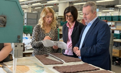 Náhled článku: Hejtman Richard Brabec navštívil litoměřickou textilku Timo