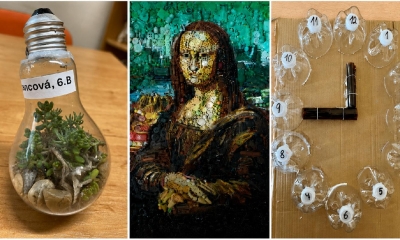 Náhled článku: Z odpadu kabelka, raketa i Mona Lisa. Lovosické děti dávají věcem druhý život
