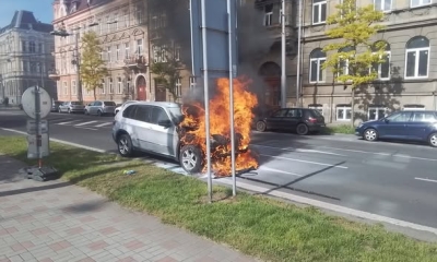 Náhled článku: Požár zasáhl osobní auto v teplické Lounské ulici