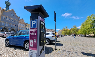 Náhled článku: V Litoměřicích už řidiči platí za parkování po minutách, novinka funguje od začátku května