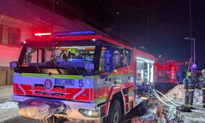 Náhled článku: Noční požár kůlny ve Vražkově: Hasiči bojovali s plameny i tlakovými lahvemi