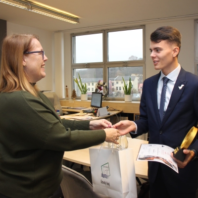 Náhled článku mobil: Student teplické průmyslovky Michael Kříž získal prestižní ocenění za projekt kamerového odečítání