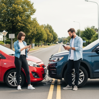 Náhled článku mobil: Každý pátý řidič řeší drobnou nehodu digitálně: Aplikace Bouračka mění zvyklosti na silnicích