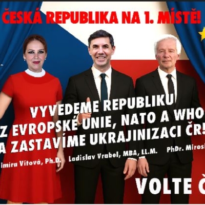 Náhled článku mobil: Volby 2025: Hnutí Česká republika na 1. místě! jde do voleb s číslem 10 a cílí na vystoupení z EU i NATO