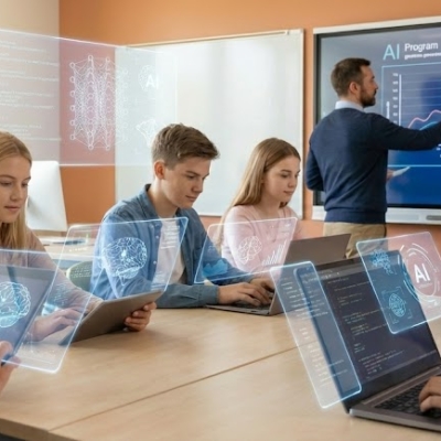 Náhled článku mobil: Umělá inteligence mění pravidla hry. Ředitelé škol na Ústecku získávali náskok s expertem Janem Romportlem