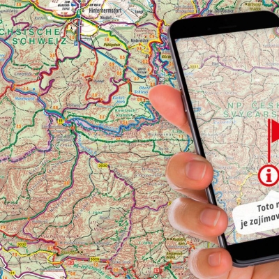 Náhled článku mobil: Nová turistická mapa Českosaského Švýcarska propojuje papír s rozšířenou realitou