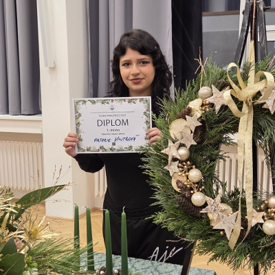 Náhled článku mobil: Střední škola v Lovosicích má mistryni ČR mezi středoškoláky ve floristice