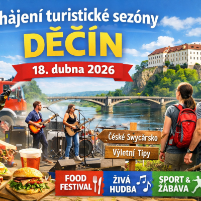 Náhled článku mobil: Děčín zahájí turistickou sezónu velkou akcí u Labe. Nabídne hudbu, jídlo i ukázky záchranářů