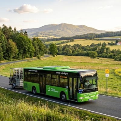 Náhled článku mobil: Na výlet do hor i k Labi bez auta. Cyklisty v Ústeckém kraji čeká sezóna s desítkami spojů