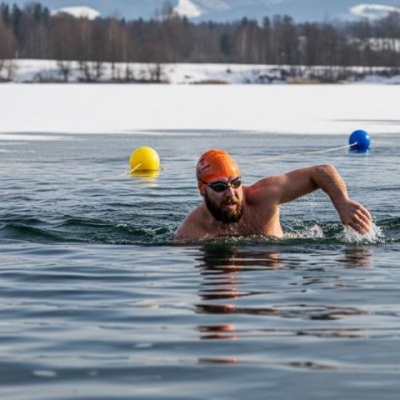 Náhled článku mobil: Ledová výzva na jezeře Most: Čtvrtý ročník přivítá elitu zimního plavání
