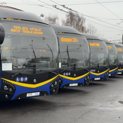 Náhled článku mobil: Teplice obnovují vozový park: do provozu míří osm nových trolejbusů Škoda 32Tr