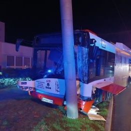 Náhled článku mobil: Nehoda trolejbusu v Krásném Březně: Po nárazu do sloupu hasiči vyprošťovali řidiče, osm lidí se zranilo
