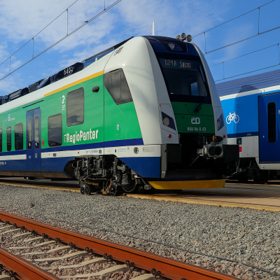 Náhled článku mobil: Vlaky budoucnosti míří na koleje Ústeckého kraje. Cestující se svezou bateriovým Panterem zdarma