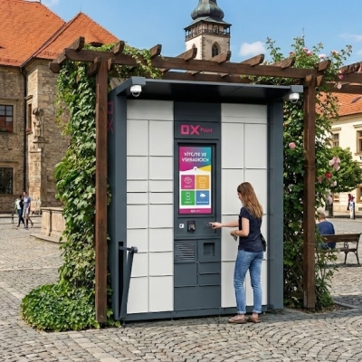 Náhled článku mobil: Výdejní boxy se mění v multifunkční centra, nabídnou úřední desku i defibrilátor