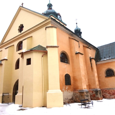 Náhled článku mobil: Práce na kostele sv. Jiljí postoupily, dvě strany fasády jsou hotové