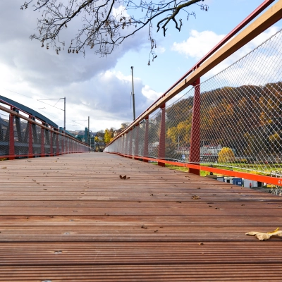 Náhled článku mobil: Lávka přes Labe v Děčíně se blíží k dokončení