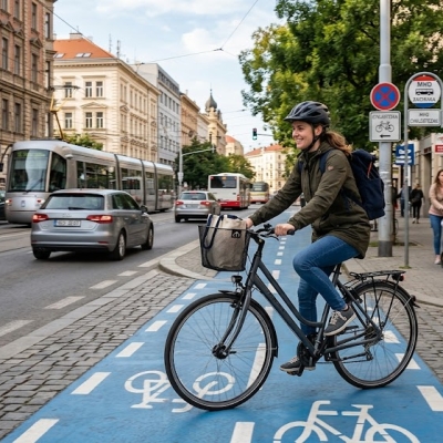 Náhled článku mobil: Bezpečnost na silnicích se zlepšuje hlavně pro auta, cyklisté v Evropě dál umírají