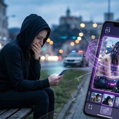 Náhled článku mobil: Falešná nahota se skutečným trestem: Policie v Ústeckém kraji varuje před aplikacemi na „svlékání“