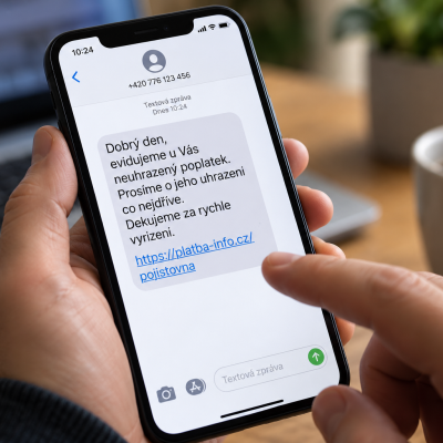 Náhled článku mobil: Myslel, že se přihlašuje k pojišťovně. Po SMS zmizelo z účtu přes 200 tisíc