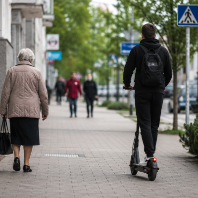 Náhled článku mobil: Koloběžkář v Ústí srazil seniorku. Žena skončila v nemocnici