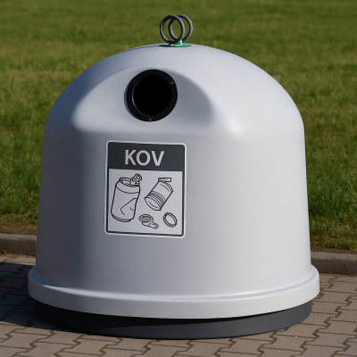 Náhled článku mobil: Kovy patří do šedých kontejnerů. I malé třídění má velký dopad na životní prostředí
