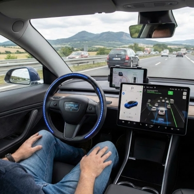 Náhled článku mobil: Pustit volant je nově legální: Zákon už počítá s auty, která se řídí sama