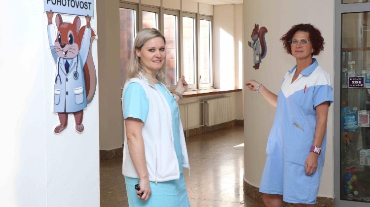 Náhled článku: Veverka Lita provede malé pacienty nemocnicí: Studentka ze Štětí navrhla hravou navigaci pro pohotovost