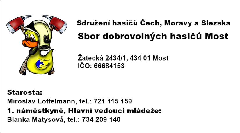 Profil firmy Sbor dobrovolných hasičů Most