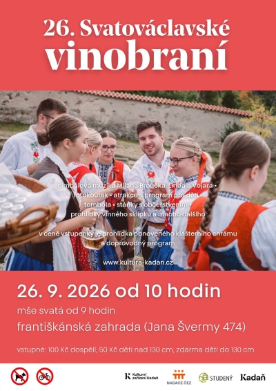 Náhled události: 26. Svatováclavské  vinobraní v Kadani