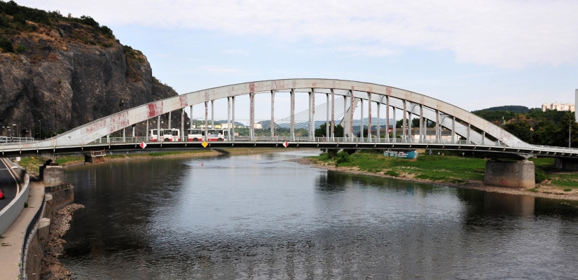 Město Ústí nad Labem se připravuje na rekonstrukci mostu přes Labe
